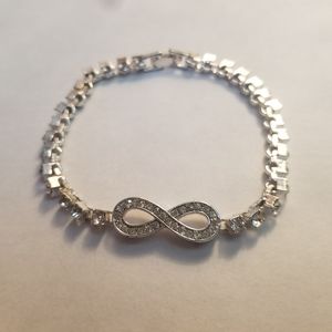 Sterling Silver Infinity Bracelet